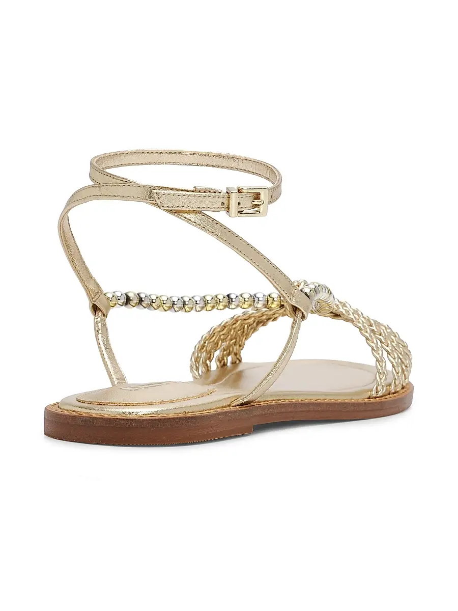 Schutz Women's Adele 25MM Leather Sandals | Thumbnail 3 Schutz Women's Adele 25MM Leather Sandals | Thumbnail 3