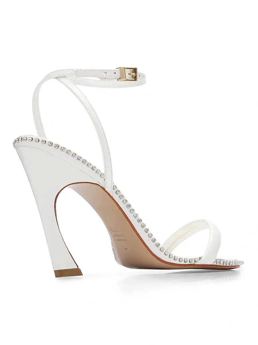 Schutz Women's Lexi 100MM Crystal-Trim Patent Leather Sandals | Thumbnail 3 Schutz Women's Lexi 100MM Crystal-Trim Patent Leather Sandals | Thumbnail 3