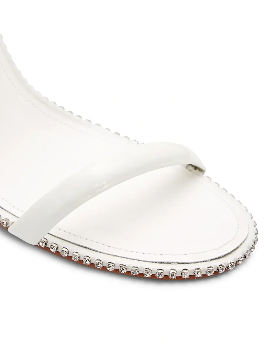 Schutz Women's Lexi 100MM Crystal-Trim Patent Leather Sandals | Thumbnail 5 Schutz Women's Lexi 100MM Crystal-Trim Patent Leather Sandals | Thumbnail 5