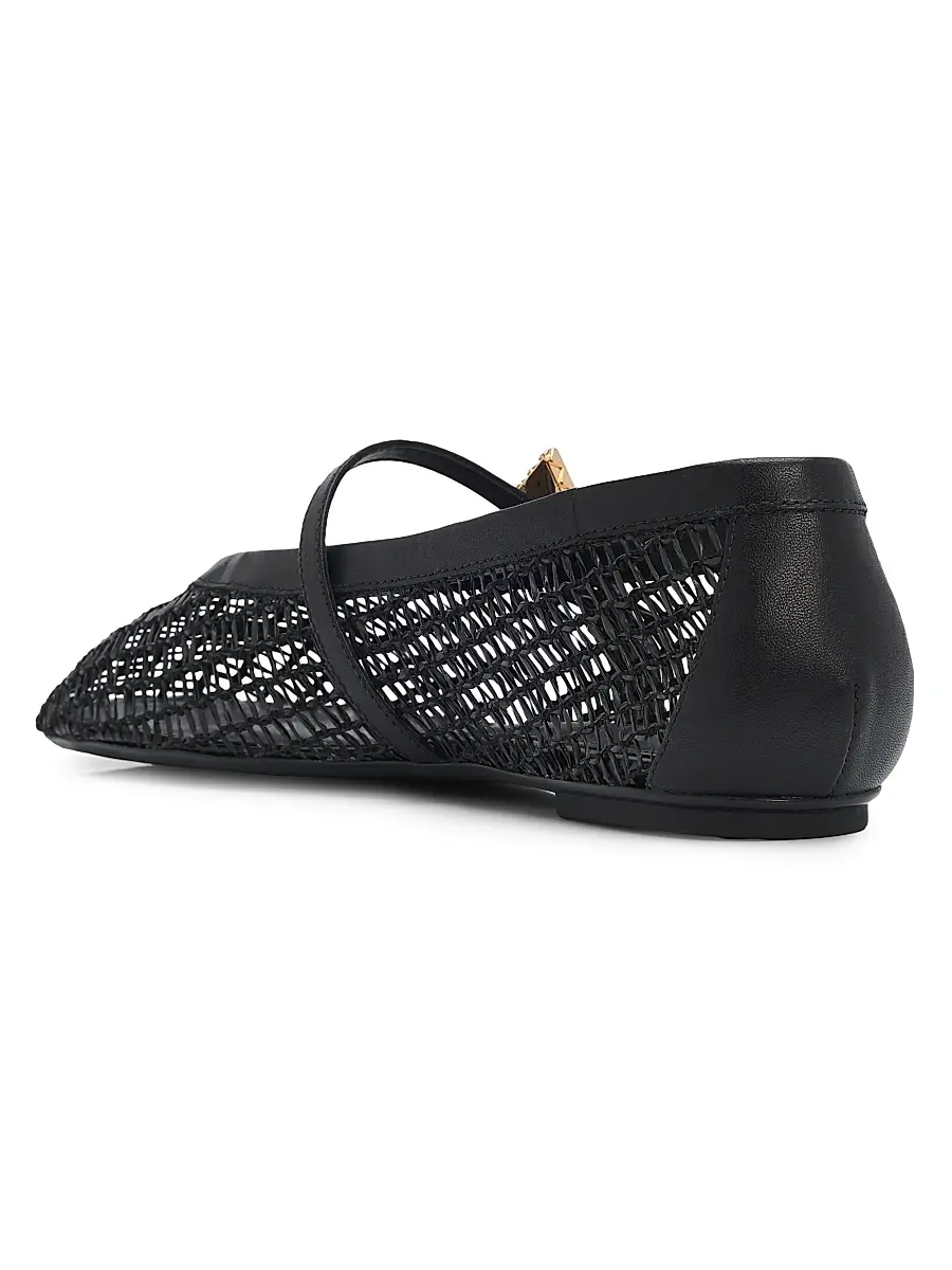 Schutz Women's Sylvie Woven Leather Ballerina Flats | Thumbnail 3 Schutz Women's Sylvie Woven Leather Ballerina Flats | Thumbnail 3