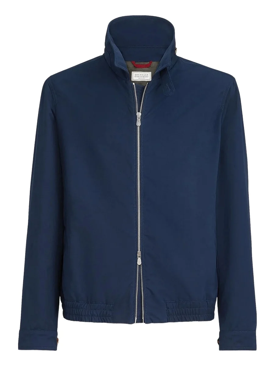 Brunello Cucinelli Men's Water Resistant Microfiber Outerwear Jacket