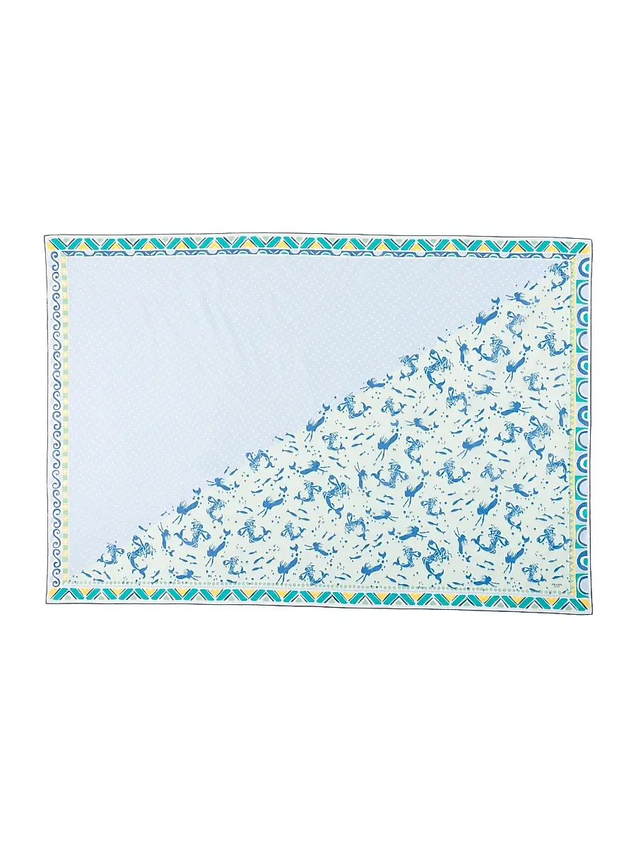 Prada Women's Printed Cotton Pareo | Thumbnail 2