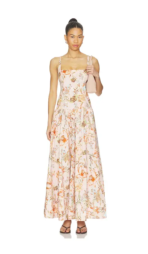 Hemant & Nandita Square Neck Maxi Dress | Image 1 Hemant & Nandita Square Neck Maxi Dress | Image 1