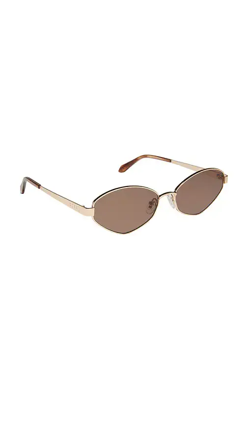 DIFF EYEWEAR X Jojo Fletcher Irregular Metal Cat Eye Sunglasses | Thumbnail 2