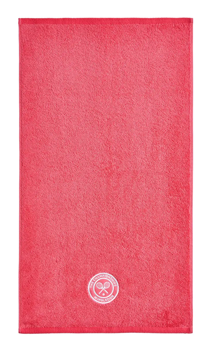 Christy Exclusive Wimbledon Guest Towel Pink - Pink | Image 1 Christy Exclusive Wimbledon Guest Towel Pink - Pink | Image 1