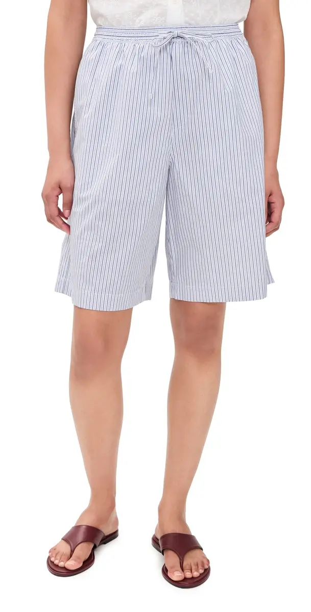 Dunst Bermuda Pajama Shorts Blue Stripe M | Image 1 Dunst Bermuda Pajama Shorts Blue Stripe M | Image 1
