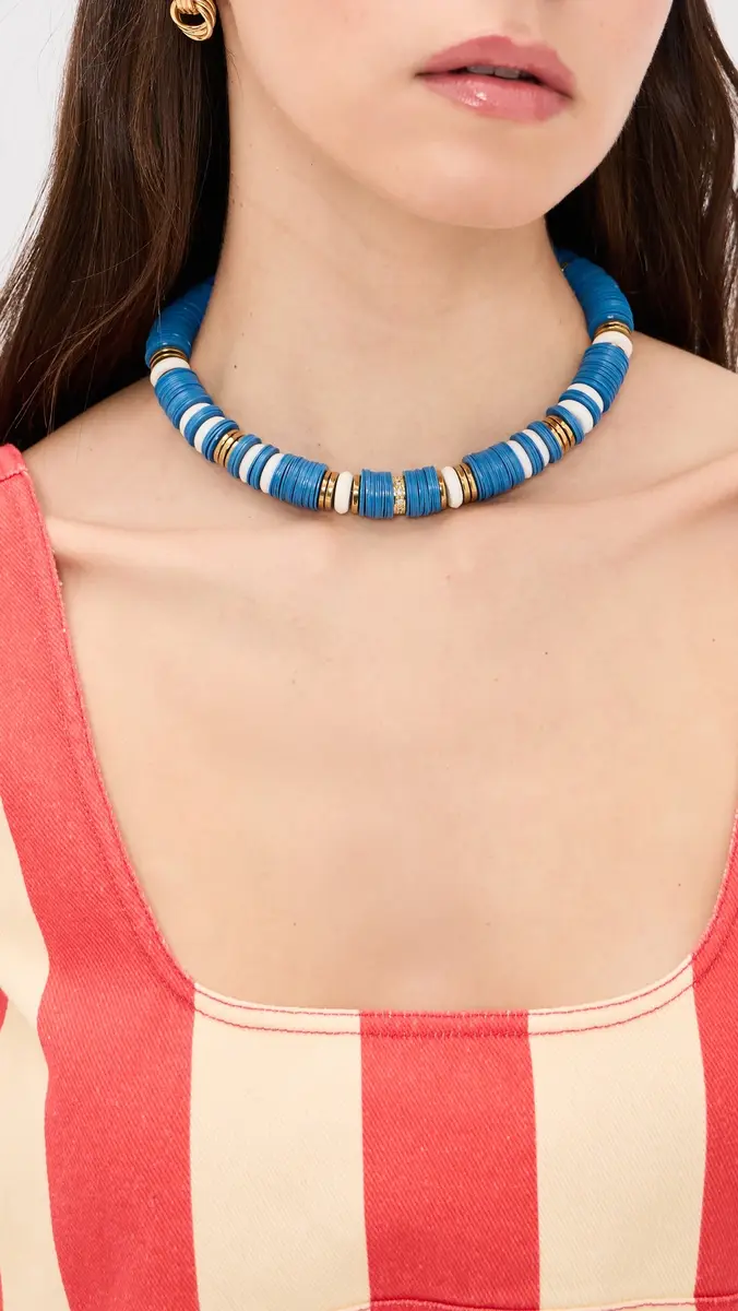 HIJAS DE PUKA Jaipur Blue Maria Necklace | Thumbnail 3 HIJAS DE PUKA Jaipur Blue Maria Necklace | Thumbnail 3