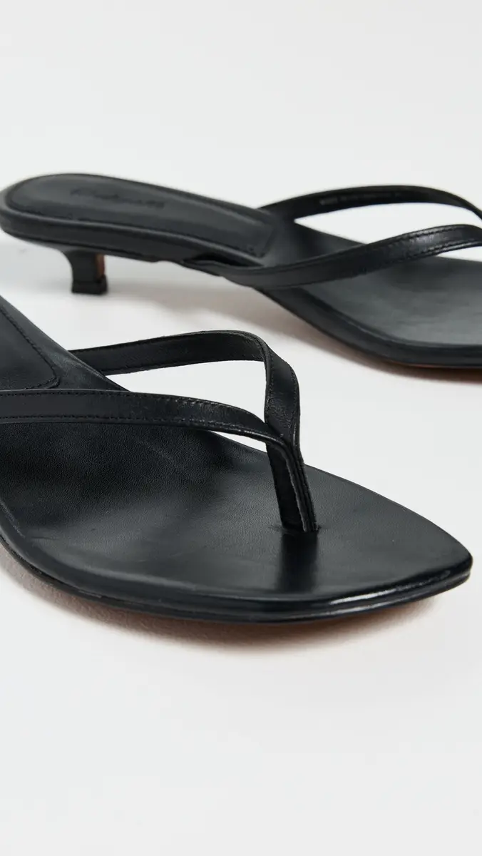 Madewell The Chiara Kitten Heel Leather Sandals | Thumbnail 6
