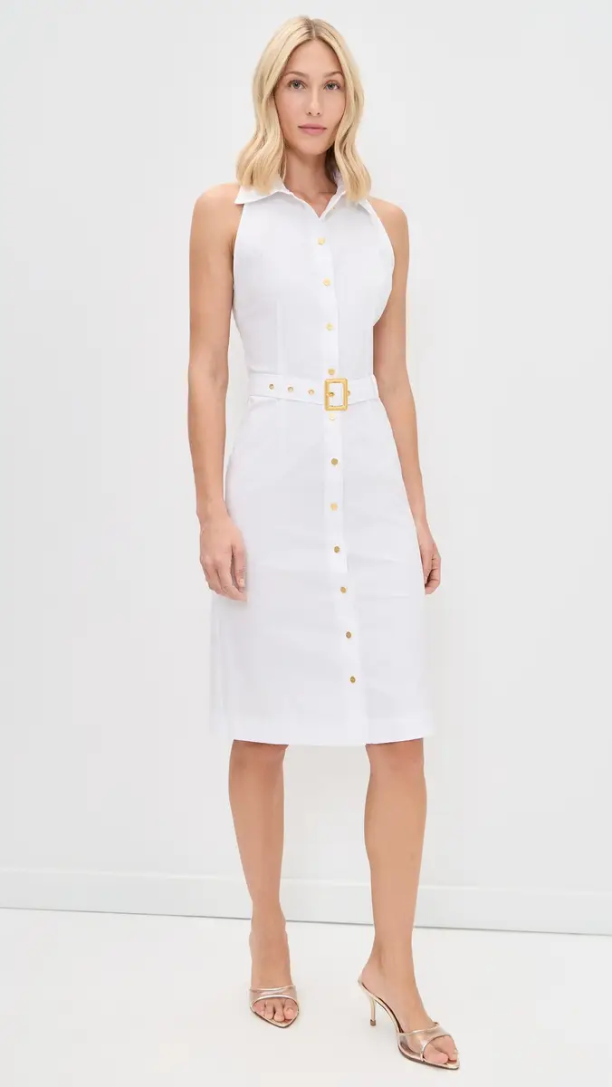 L'Agence Lisette Sleeveless Buttondown Dress | Thumbnail 2 L'Agence Lisette Sleeveless Buttondown Dress | Thumbnail 2