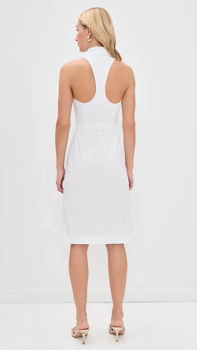 L'Agence Lisette Sleeveless Buttondown Dress | Thumbnail 3 L'Agence Lisette Sleeveless Buttondown Dress | Thumbnail 3