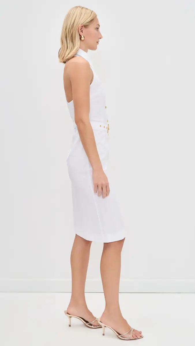L'Agence Lisette Sleeveless Buttondown Dress | Thumbnail 4 L'Agence Lisette Sleeveless Buttondown Dress | Thumbnail 4