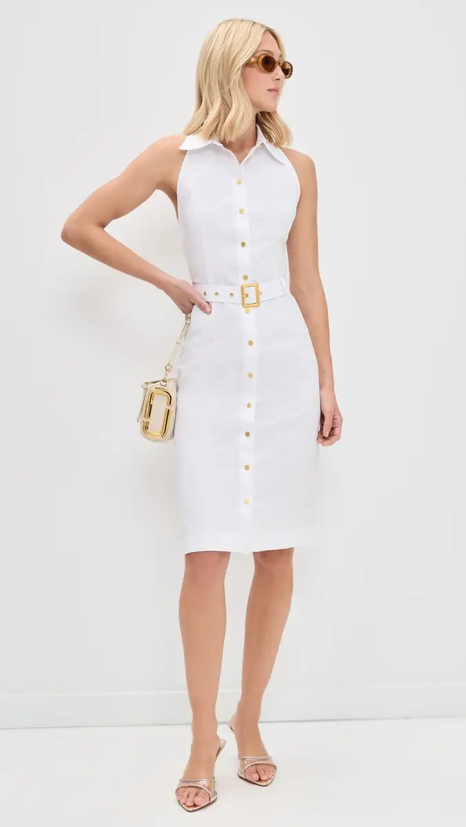 L'Agence Lisette Sleeveless Buttondown Dress | Thumbnail 5 L'Agence Lisette Sleeveless Buttondown Dress | Thumbnail 5