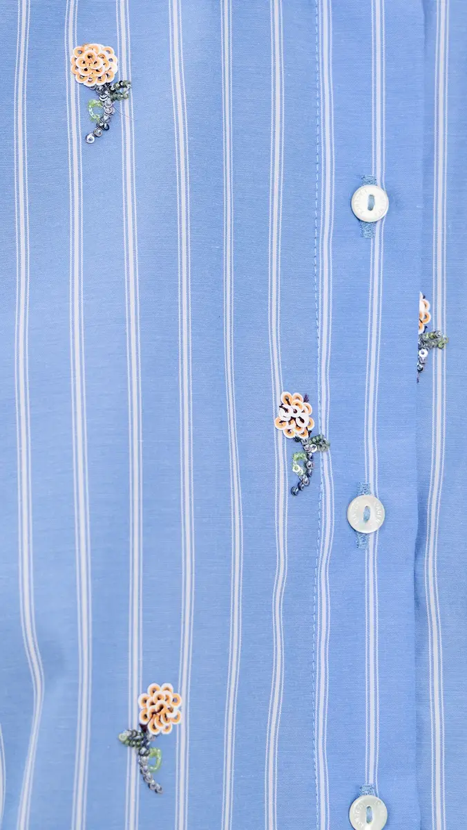 L'Agence Cosette Crop High Low Shirt | Thumbnail 6 L'Agence Cosette Crop High Low Shirt | Thumbnail 6