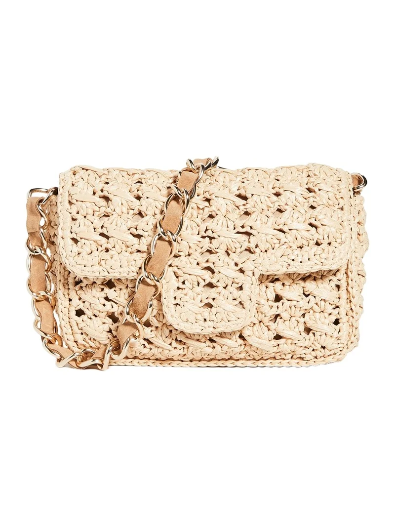 Caterina Bertini Woven Shoulder Bag