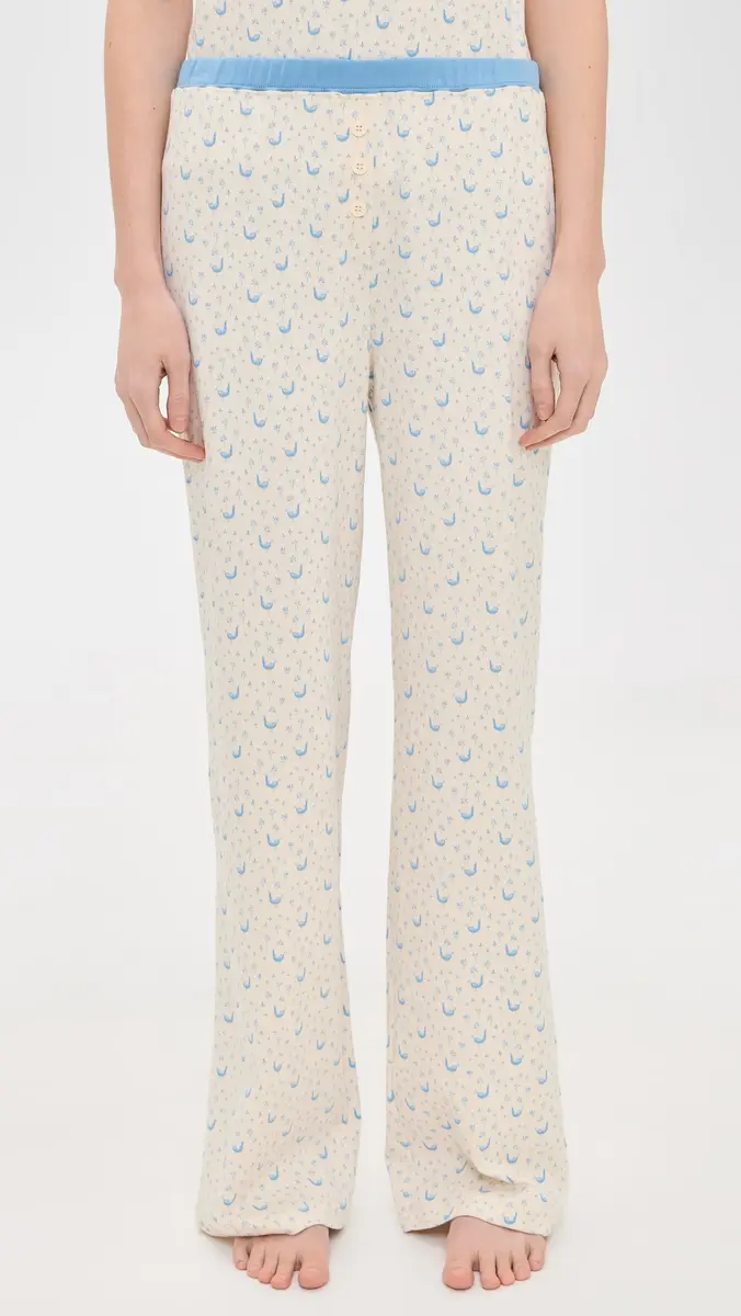 Cozyland by Morgan Lane Baby Jean Long PJ Set ittle Roo | Thumbnail 5