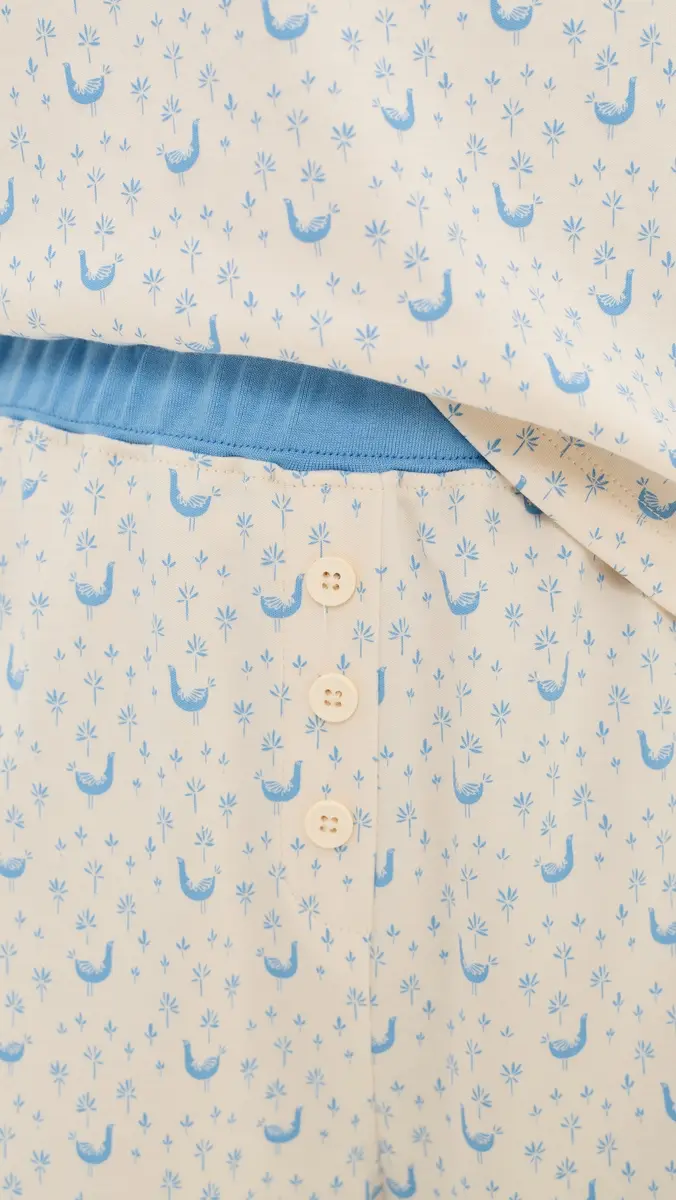 Cozyland by Morgan Lane Baby Jean Long PJ Set ittle Roo | Thumbnail 6