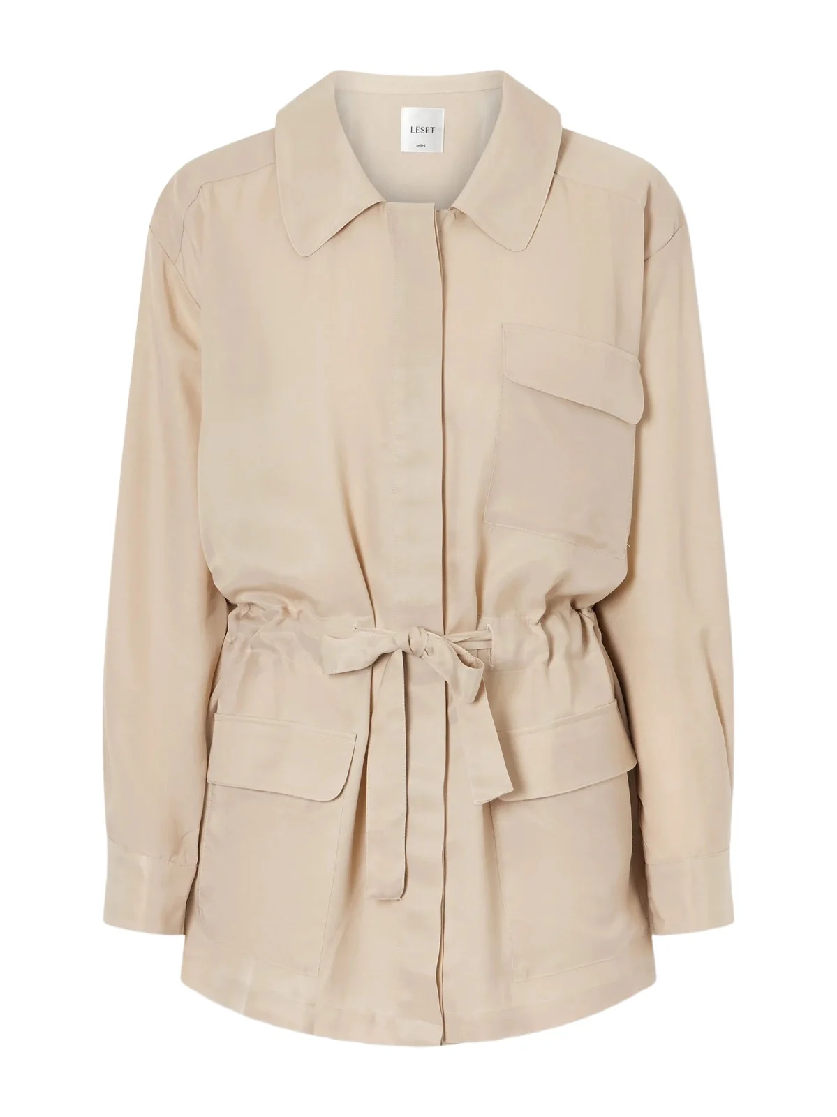 LESET Kim Drawstring Tencel™ Lyocell Jacket