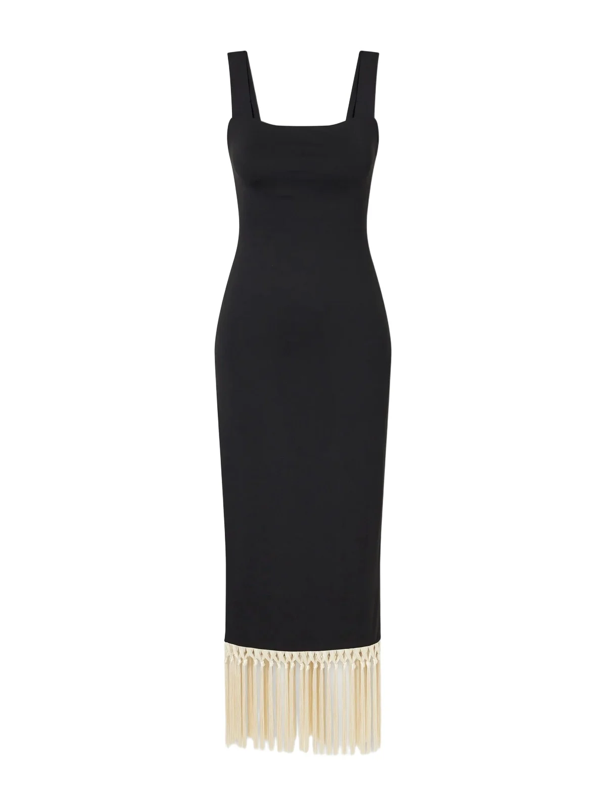 Lido Fringed Jersey Midi Dress Lido Fringed Jersey Midi Dress