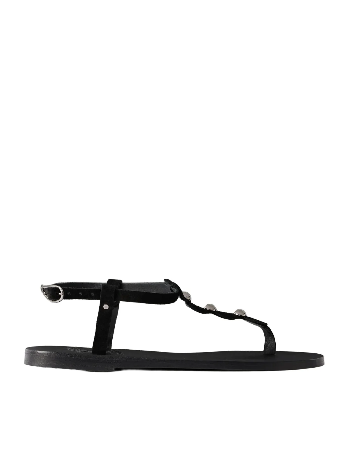 Ancient Greek Sandals Ilida Studded Suede Sandals