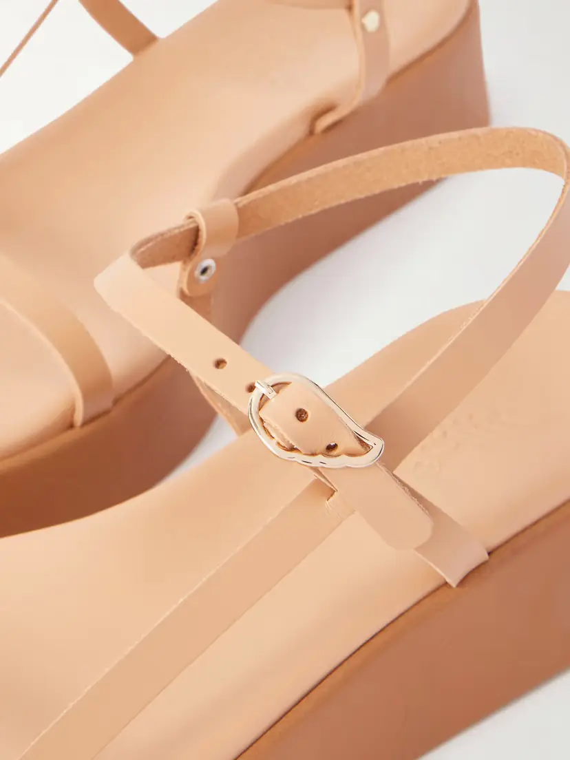 Ancient Greek Sandals Politia Leather Platform Sandals | Thumbnail 5