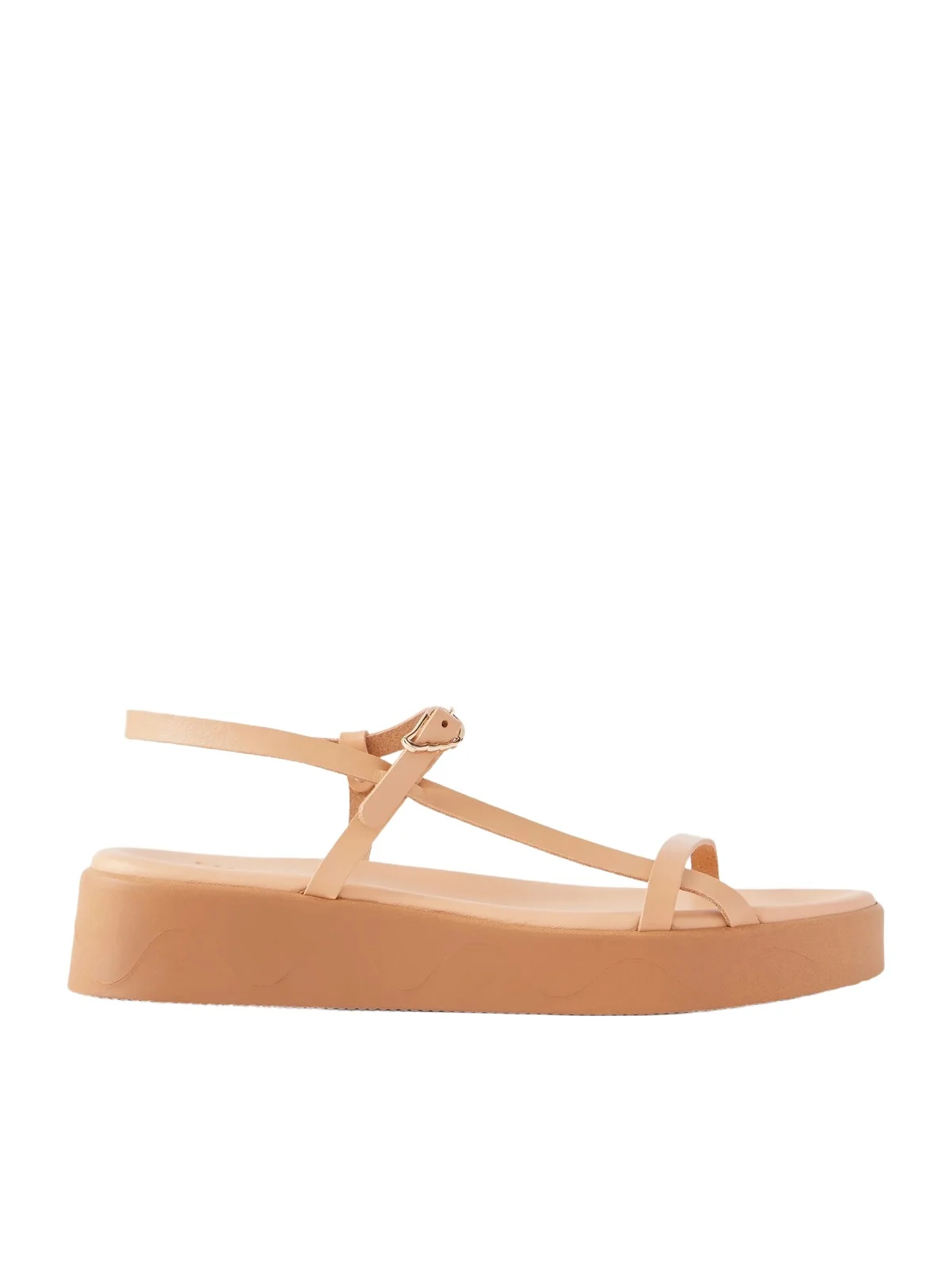 Ancient Greek Sandals Politia Leather Platform Sandals
