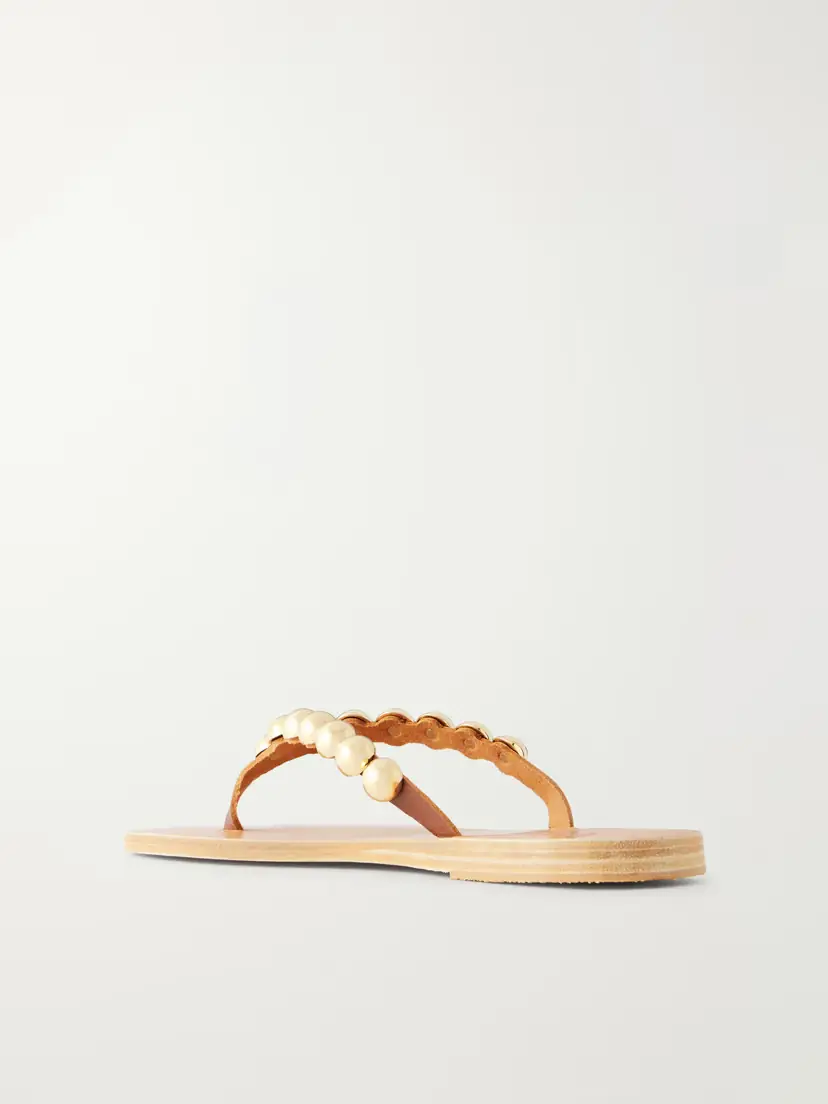 Ancient Greek Sandals Endoxi Studded Leather Sandals | Thumbnail 3