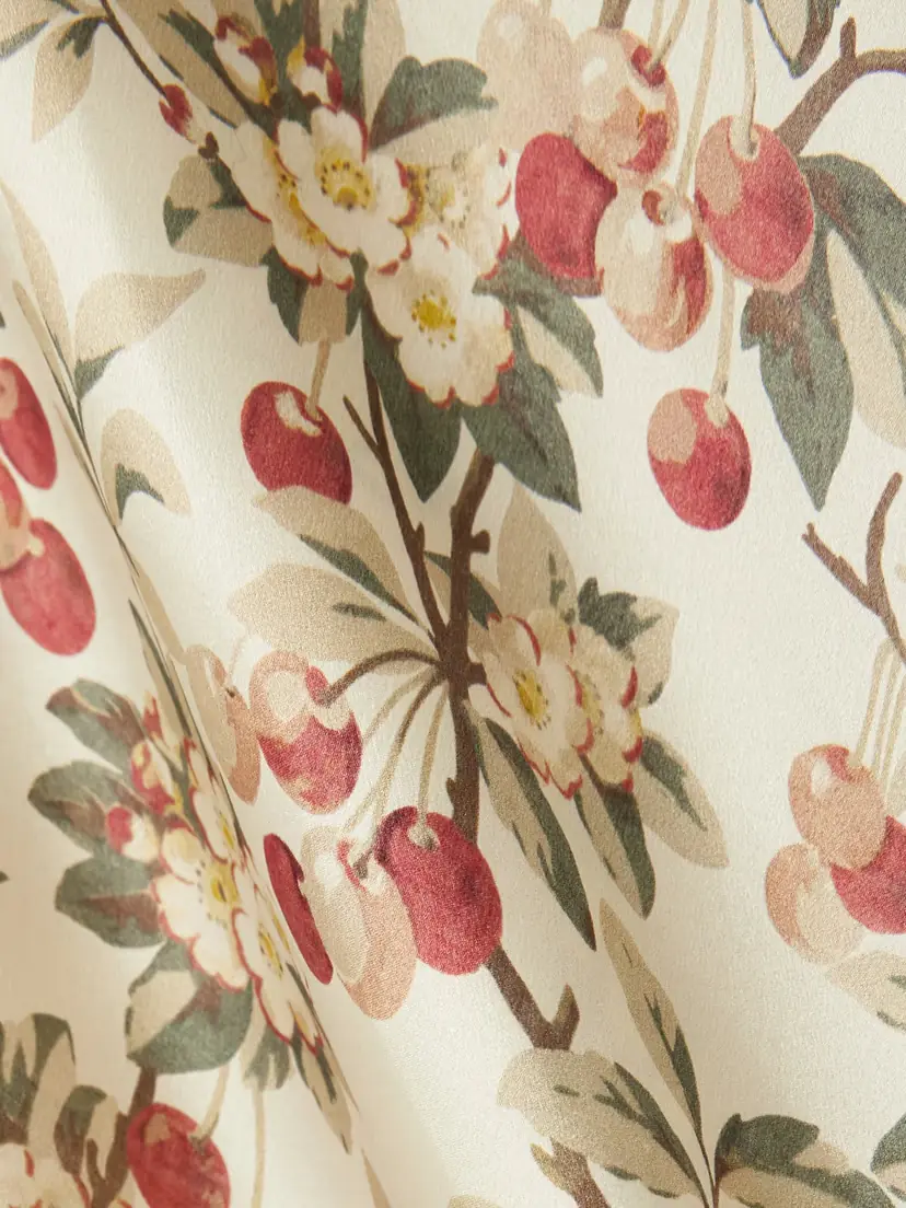 DÔEN Fiona Lace-trimmed Floral-print Silk-satin Midi Dress | Thumbnail 4 DÔEN Fiona Lace-trimmed Floral-print Silk-satin Midi Dress | Thumbnail 4