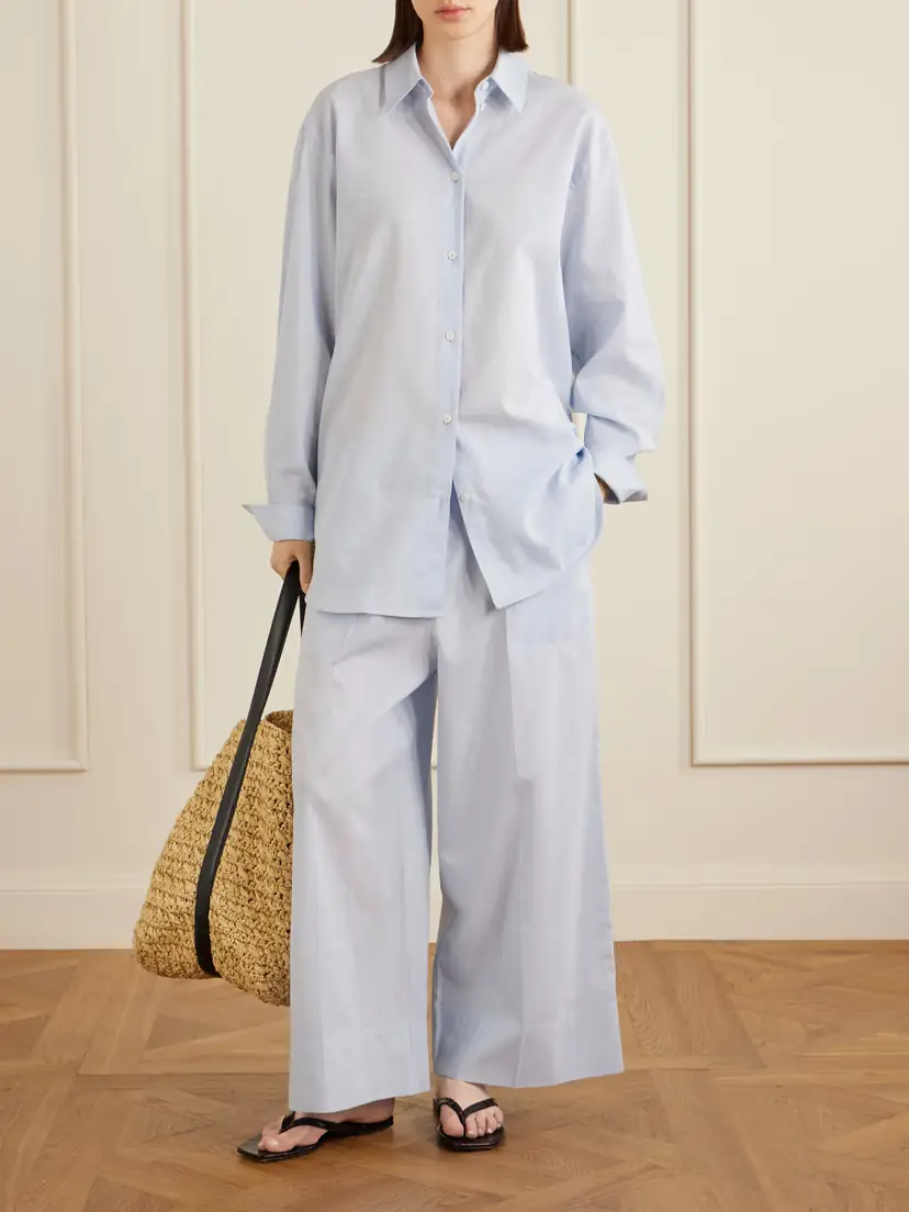 TOTEME Cotton And Linen-blend Shirt | Thumbnail 2
