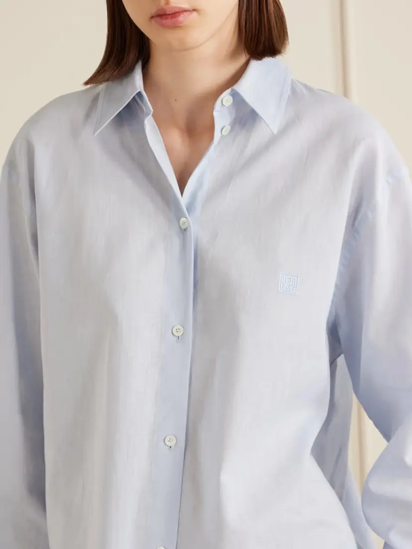 TOTEME Cotton And Linen-blend Shirt | Thumbnail 5