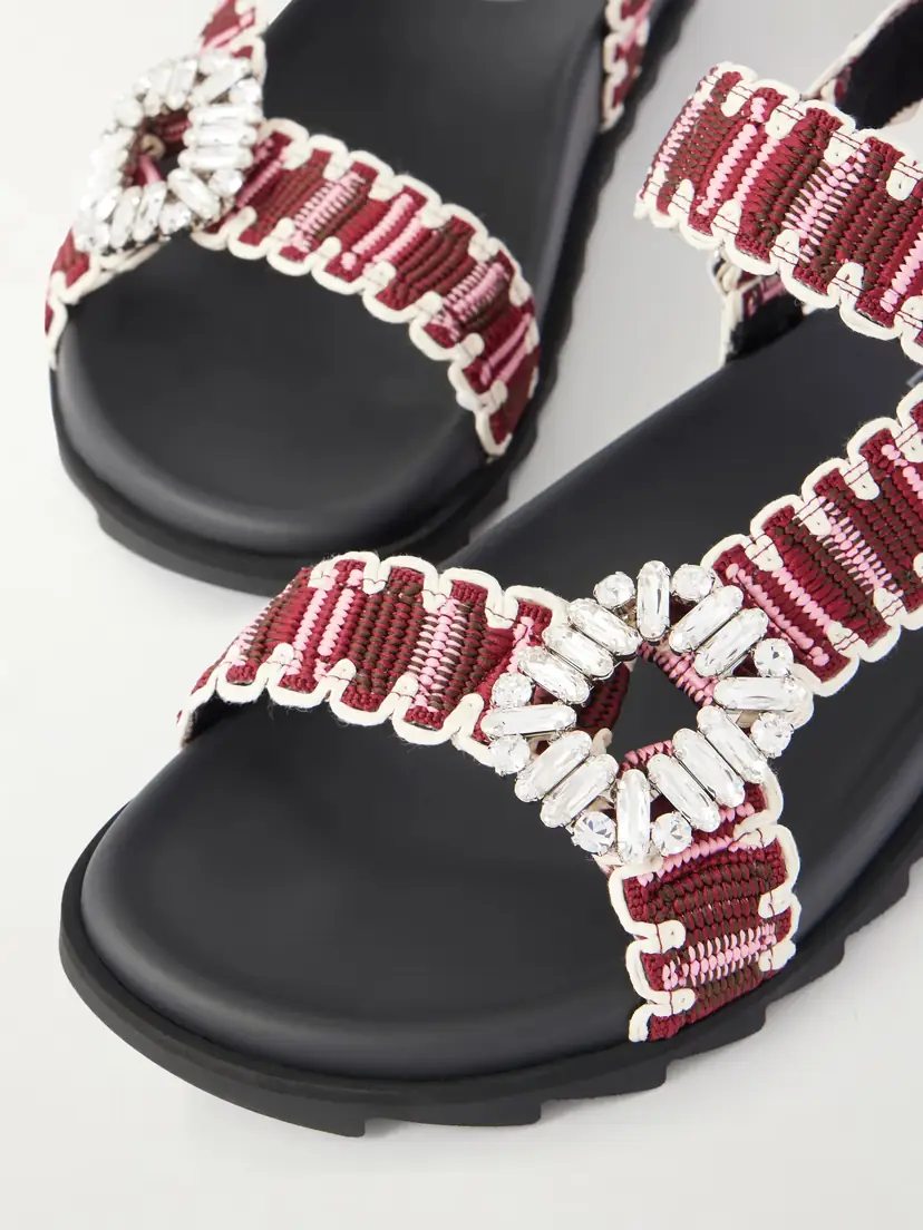 Roger Vivier Embellished Flat Sandals | Thumbnail 5