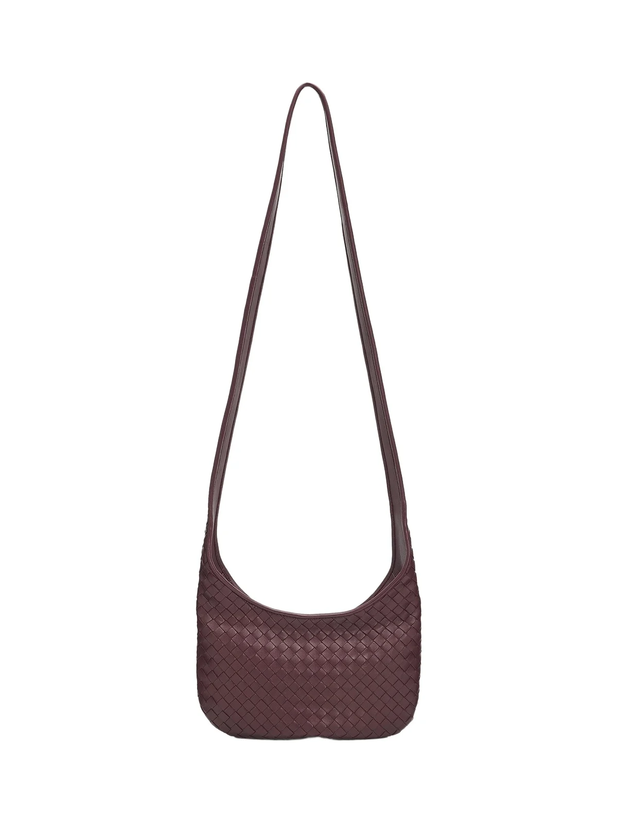 Men's Veneto Small Intrecciato Leather Crossbody Bag