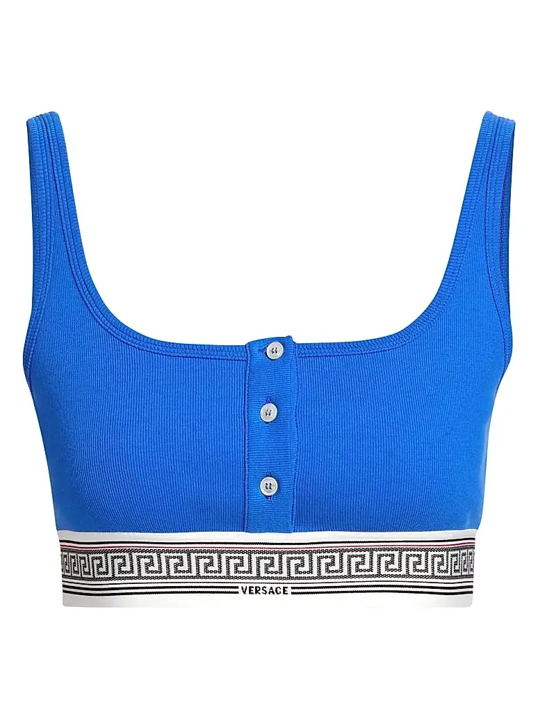 Women's Ribbed Greca Bralette