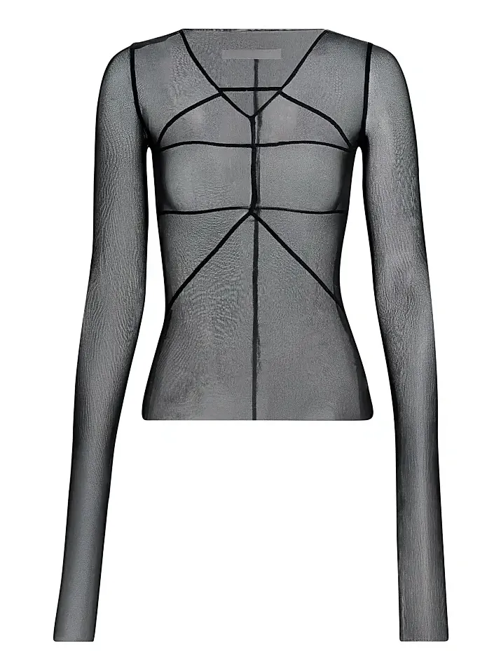 Women's Temple Sheer Top