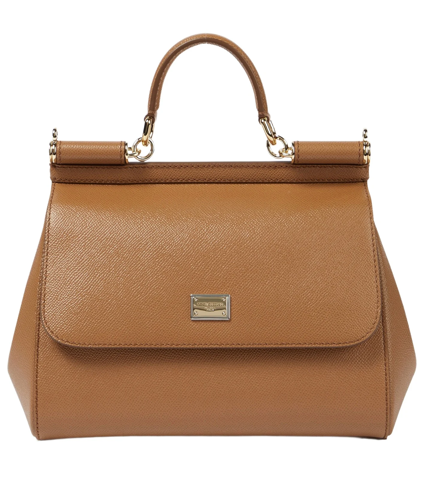 Dolce & Gabbana Sicily Large leather shoulder bag