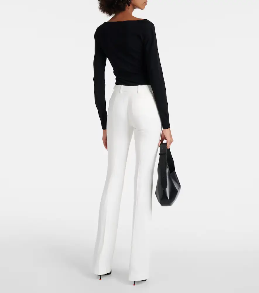 Alexander McQueen Mid-rise flared pants | Thumbnail 3