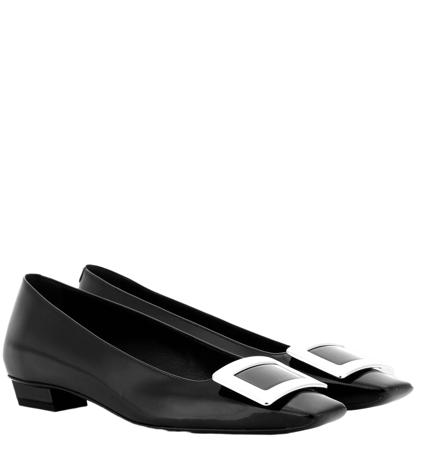 Roger Vivier Belle Vivier patent leather ballet flats