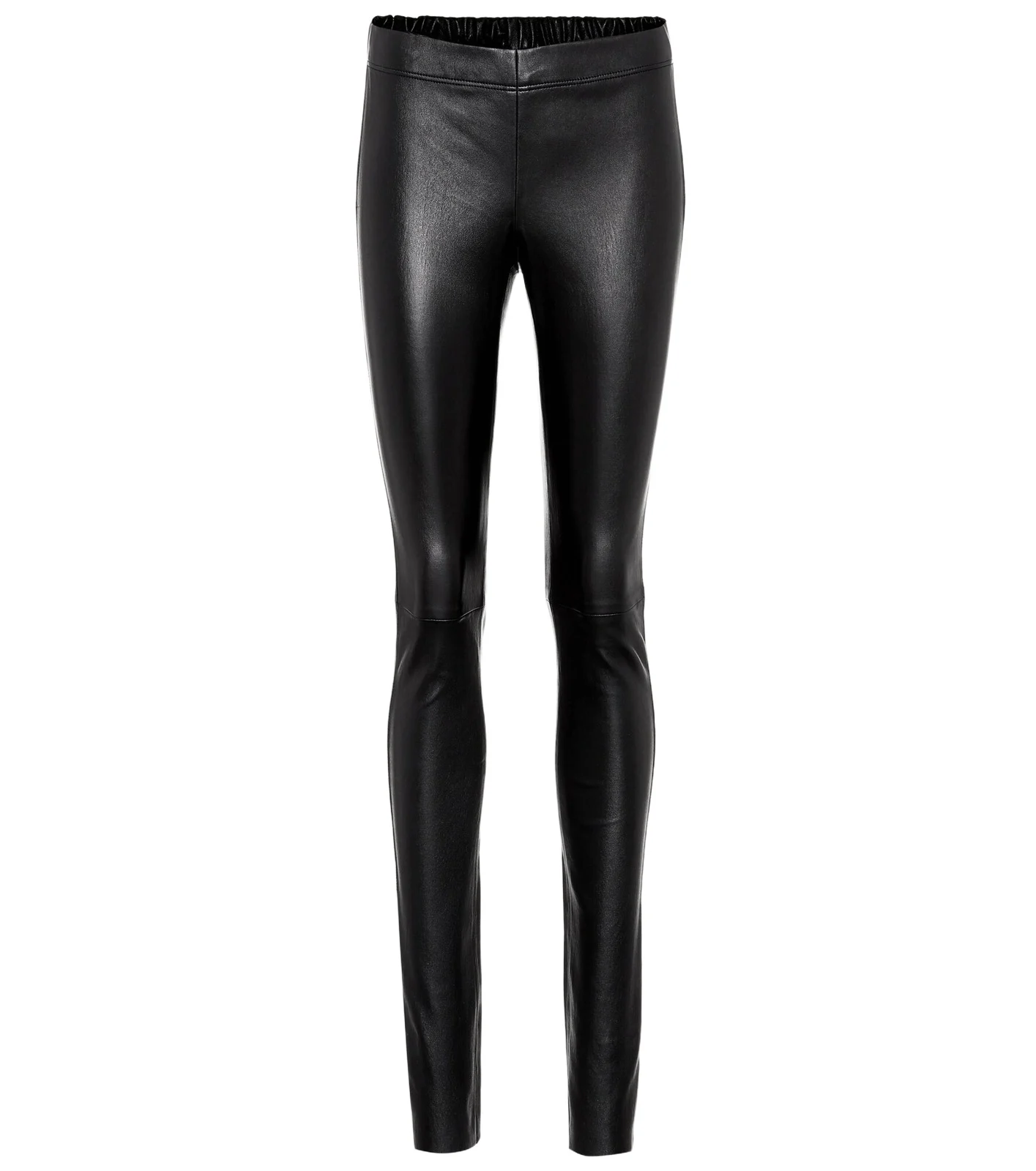 Mid-rise leather leggings Mid-rise leather leggings