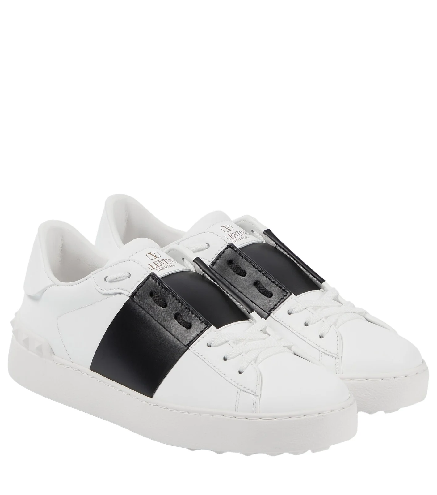 Open leather sneakers Open leather sneakers