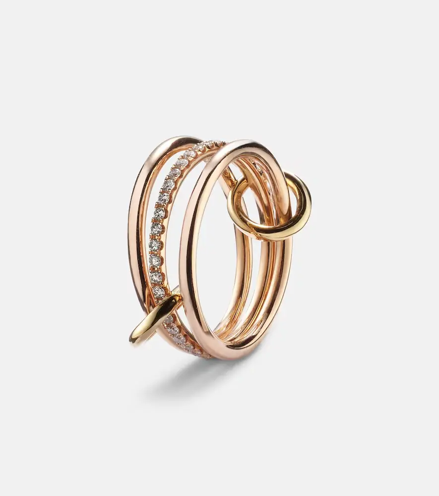 Spinelli Kilcollin Sonny Gold 18kt rose gold and diamond ring | Thumbnail 6