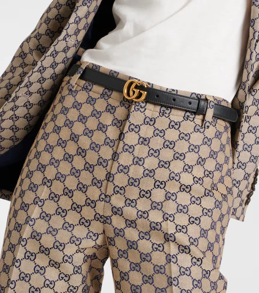 Gucci GG leather belt | Thumbnail 3