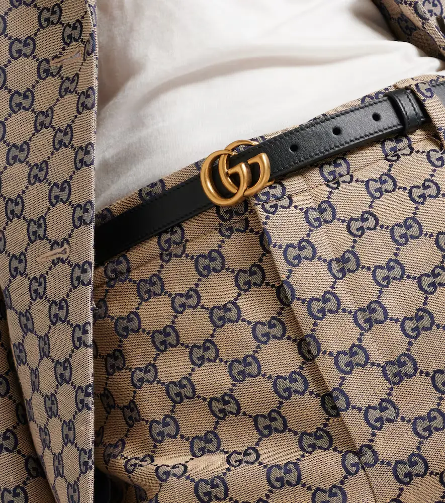 Gucci GG leather belt | Thumbnail 4