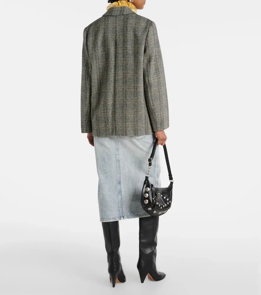Marant Étoile Charly checked wool blazer | Thumbnail 4