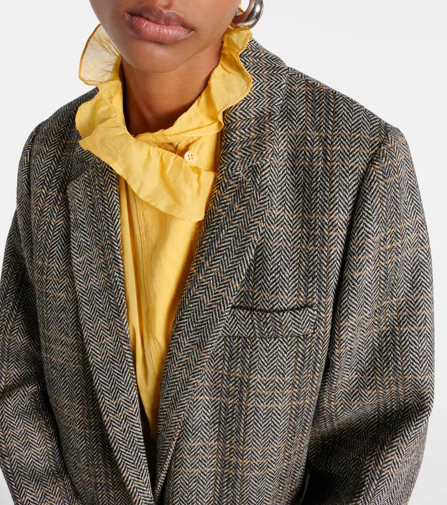 Marant Étoile Charly checked wool blazer | Thumbnail 6