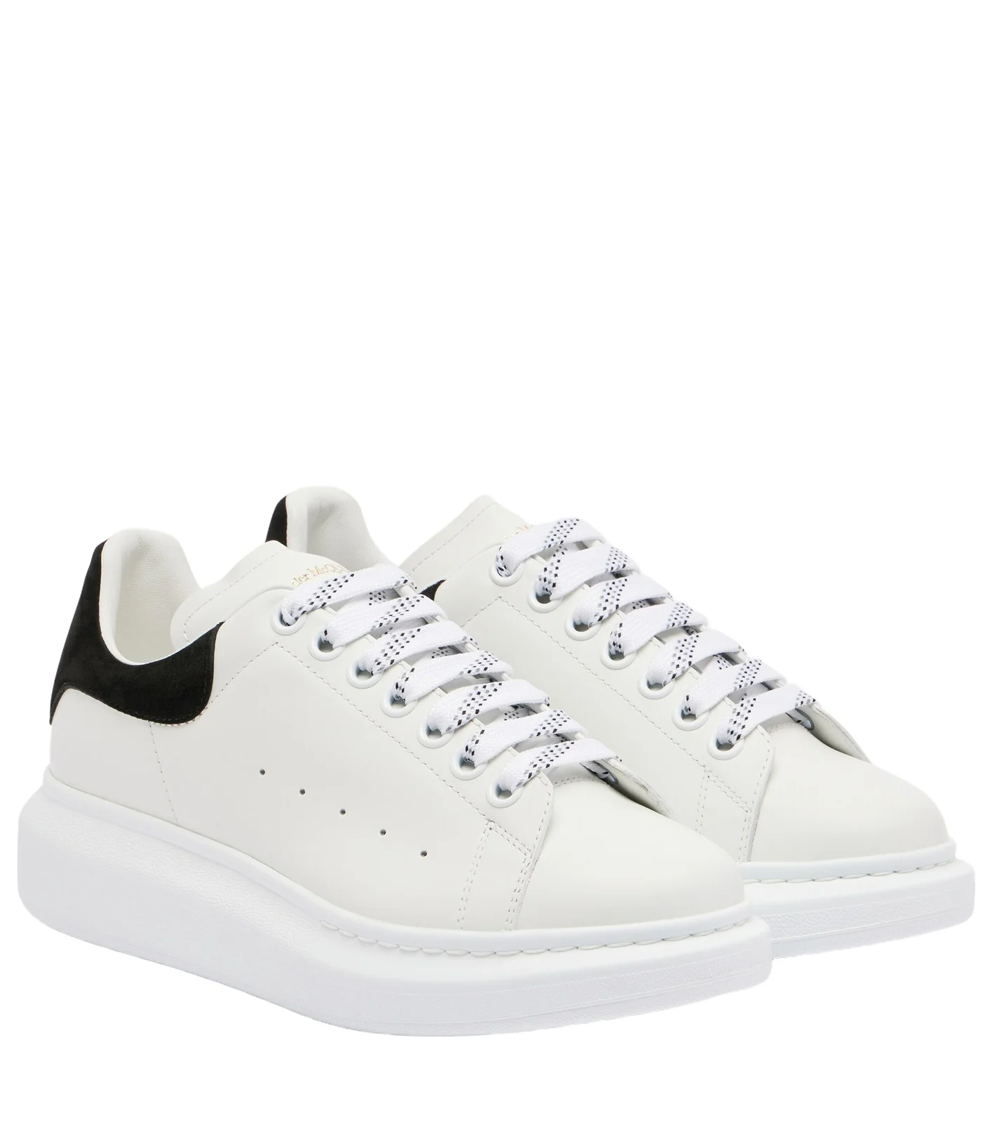 Oversized leather sneakers