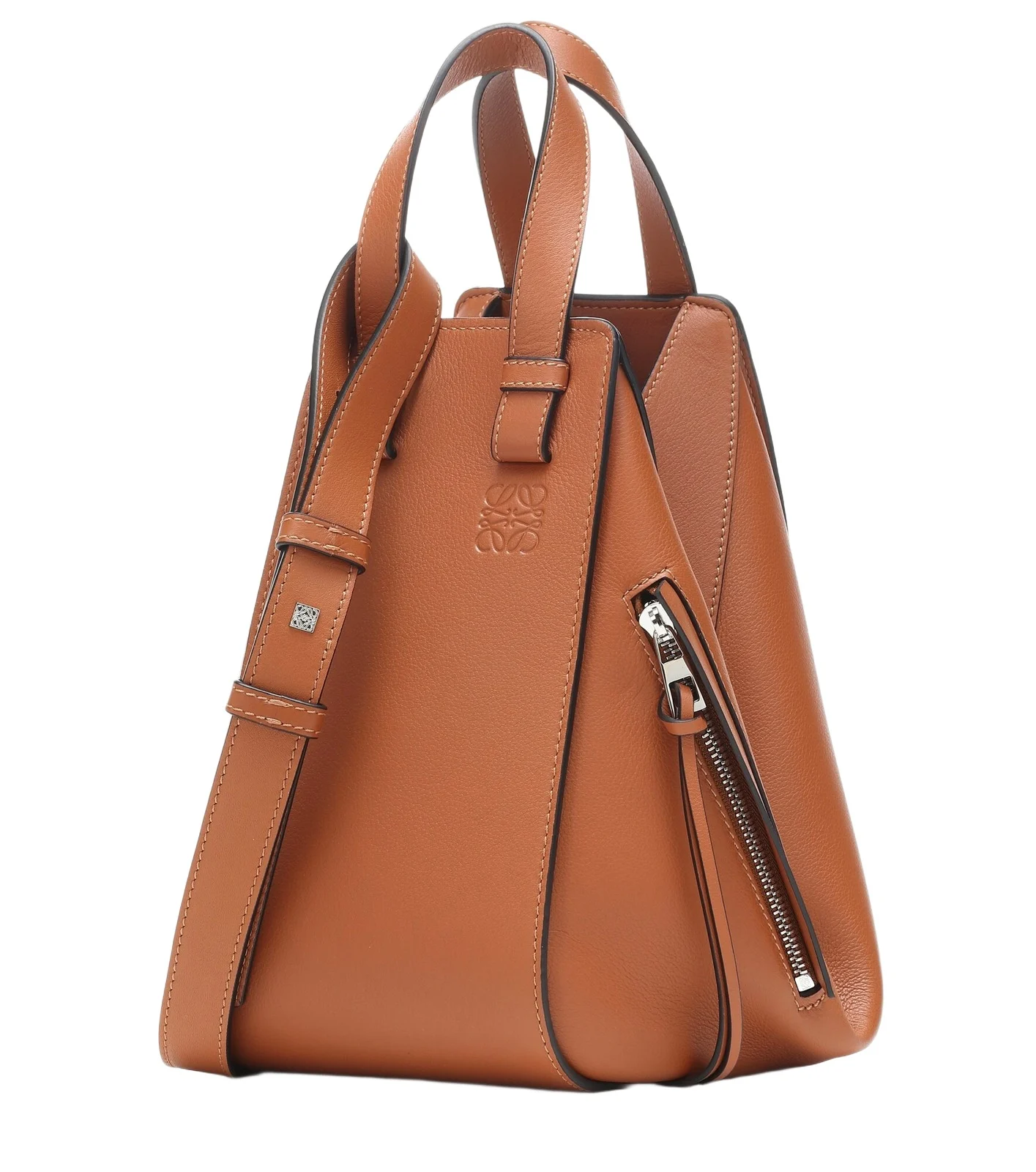 Hammock Small leather top-handle bag