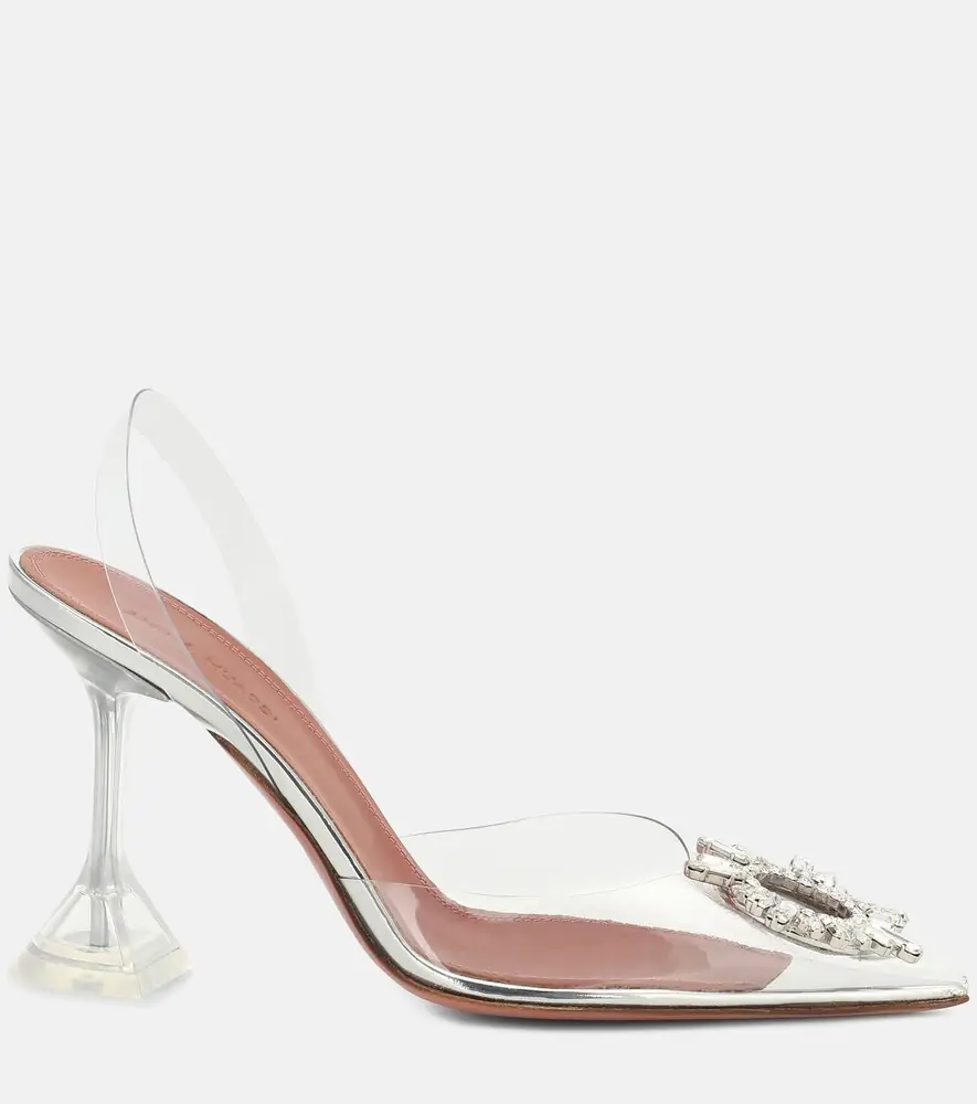 Amina Muaddi Begum embellished PVC pumps | Thumbnail 4 Amina Muaddi Begum embellished PVC pumps | Thumbnail 4