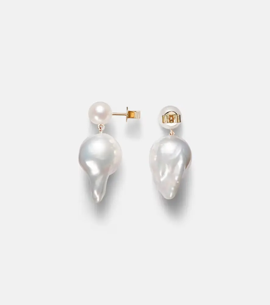 Sophie Bille Brahe Venus Blac 14kt gold earrings with pearls | Thumbnail 2 Sophie Bille Brahe Venus Blac 14kt gold earrings with pearls | Thumbnail 2