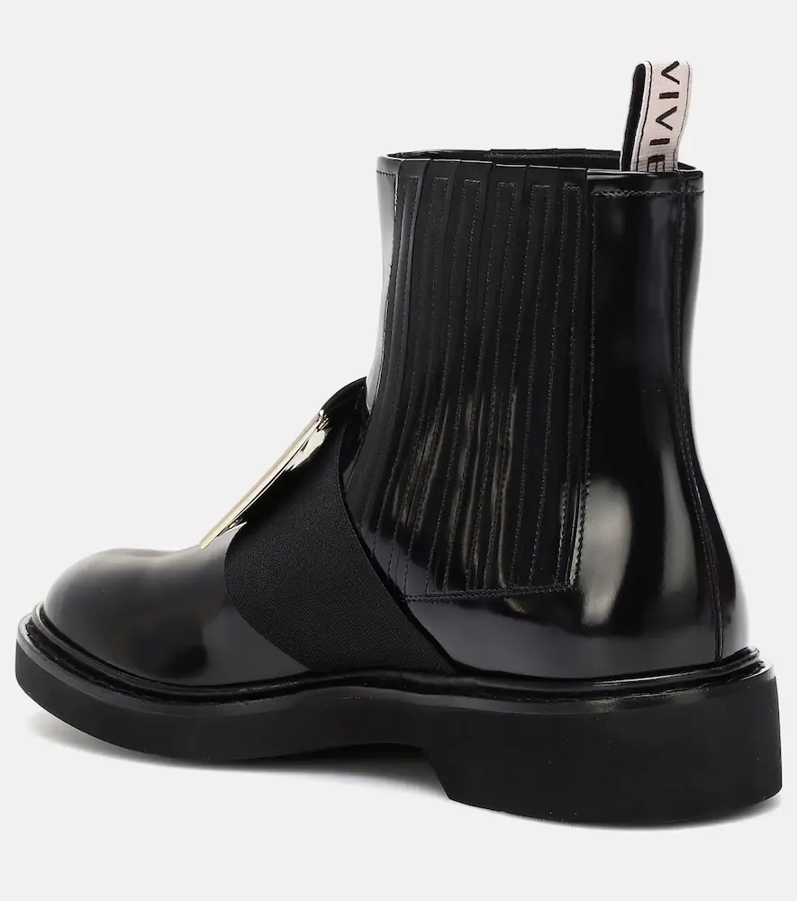 Roger Vivier Chelsea Viv' leather ankle boots | Thumbnail 2 Roger Vivier Chelsea Viv' leather ankle boots | Thumbnail 2