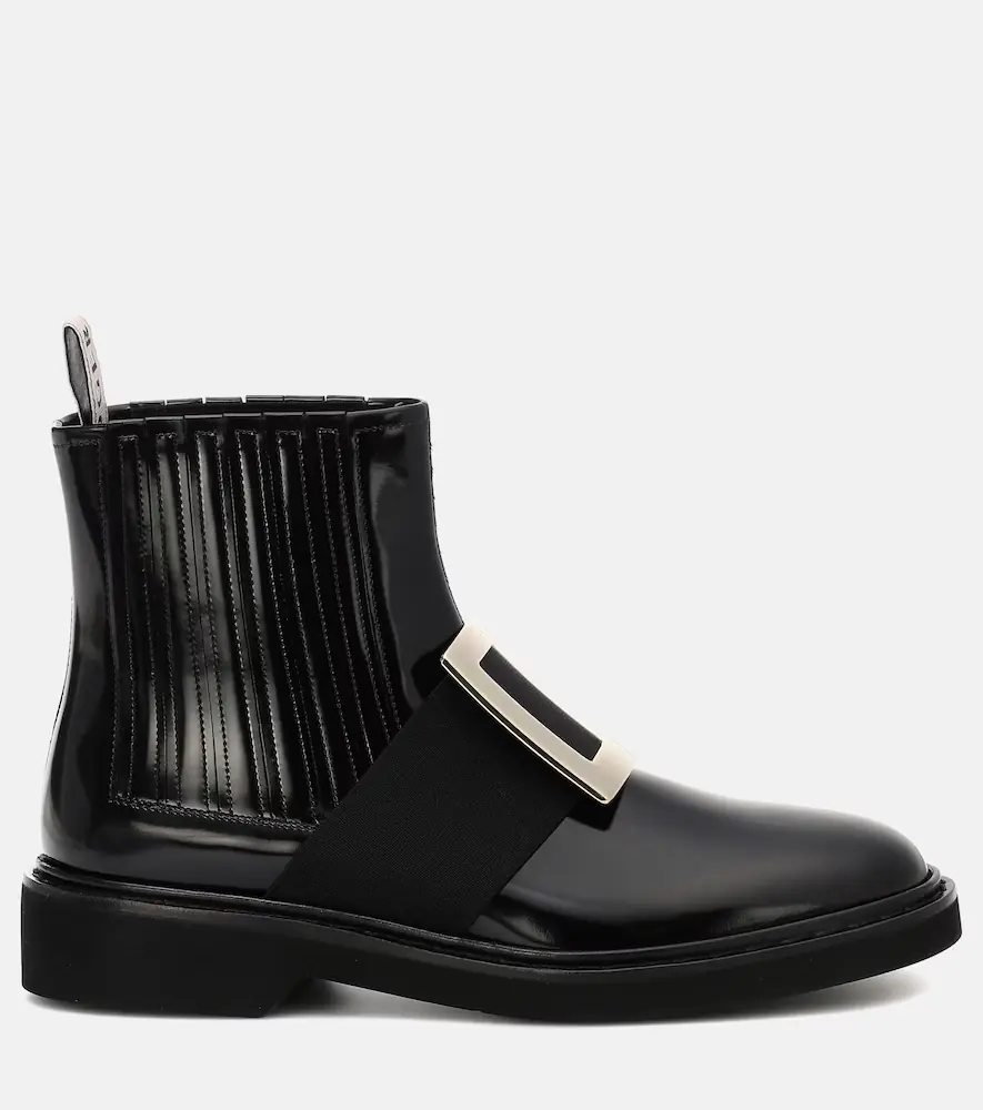 Roger Vivier Chelsea Viv' leather ankle boots | Thumbnail 4 Roger Vivier Chelsea Viv' leather ankle boots | Thumbnail 4