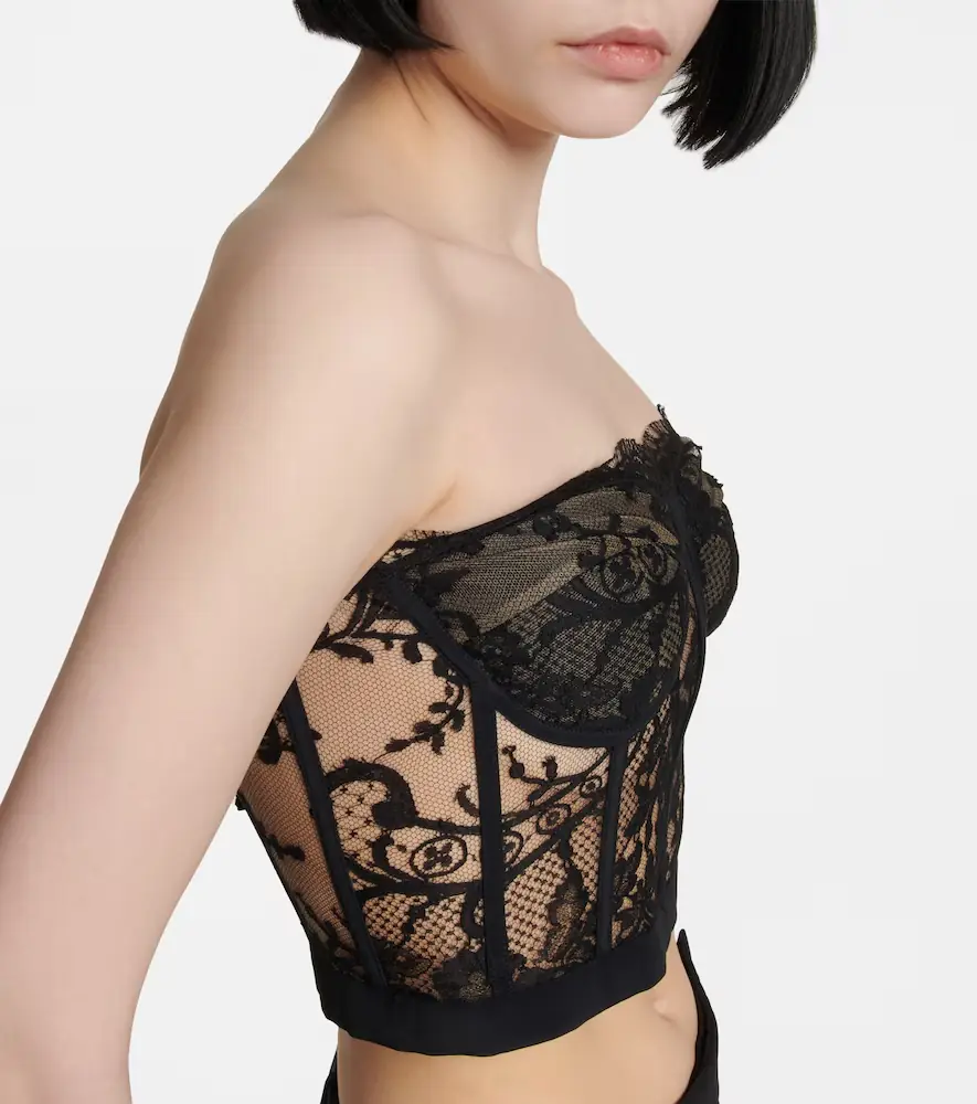Alexander McQueen Lace bustier | Thumbnail 5 Alexander McQueen Lace bustier | Thumbnail 5
